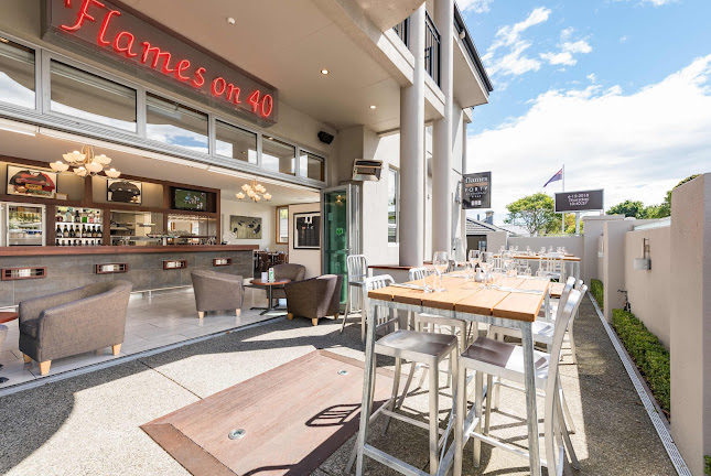 Flames on Forty Restaurant Bar at The Hotel Nelson - Nelson