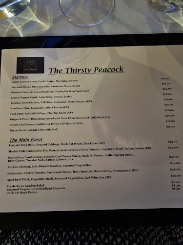 Reviews of The Thirsty Peacock in Christchurch - Hospitality and gastronomy