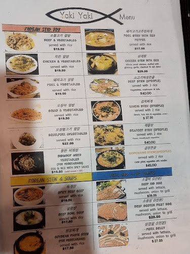 Yaki Yaki Korean Restaurant Open Times