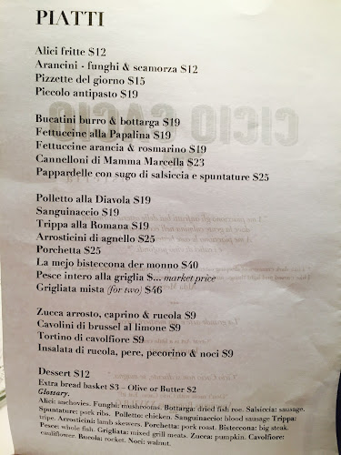 Cicio Cacio Osteria