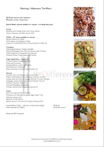 Reviews of The Difference Catering Co in Pukekohe East - Hospitality and gastronomy
