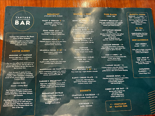 Opinii despre Vantage Bar în Auckland - Hospitality and gastronomy