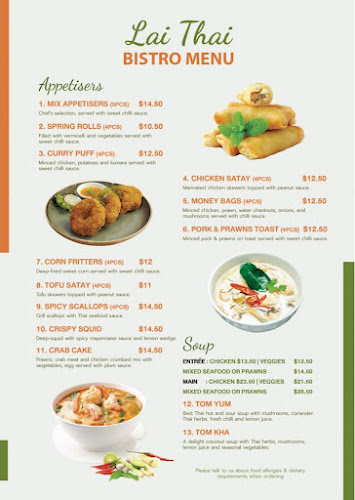 Opinii despre Lai Thai Bistro în Auckland - Hospitality and gastronomy