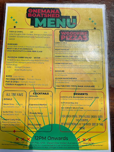 Comentarii opinii despre Onemana Boatshed Cafe, Bar & Restaurant