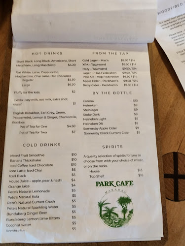 The Park Cafe Marahau - Hospitality and gastronomy