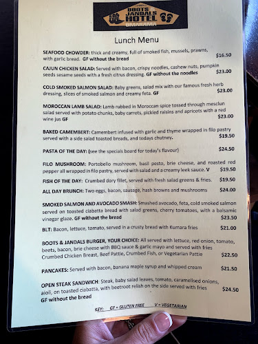 Boots and Jandals - Hospitality and gastronomy