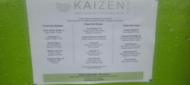 Kaizen at Go Vino - Hospitality and gastronomy