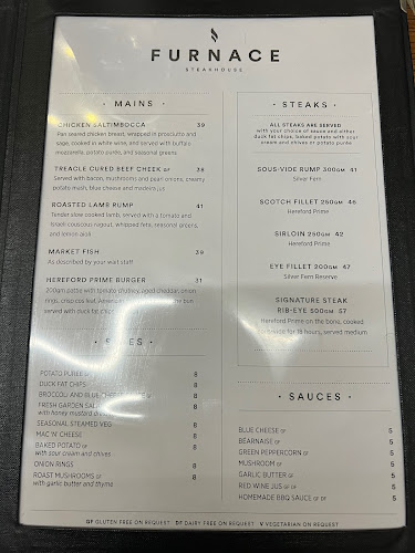 Comentarii opinii despre Furnace Steakhouse