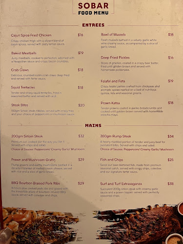 SOBAR Surf & Turf - Hospitality and gastronomy