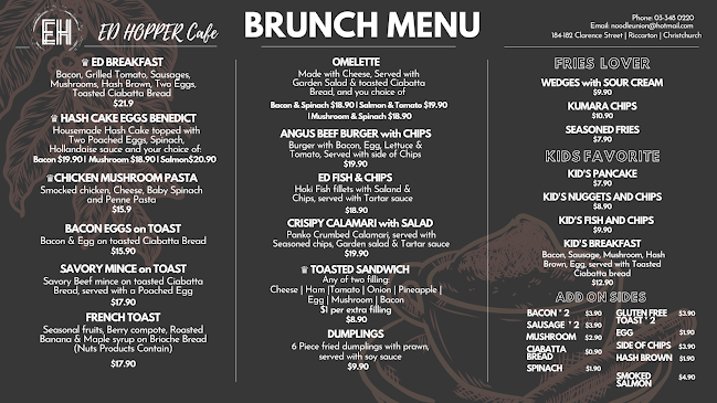 Ed Hopper Cafe - Christchurch