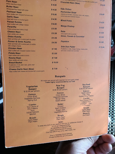 Opinii despre Samrat Indian Restaurant în Waikanae - Hospitality and gastronomy