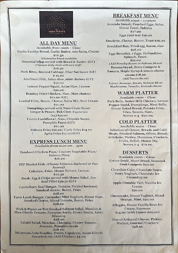 The Thirsty Peacock Open Times