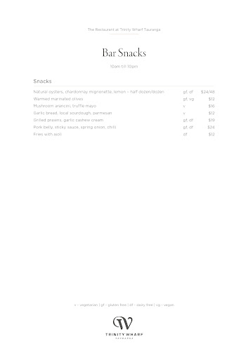 The Restaurant at Trinity Wharf - Tauranga