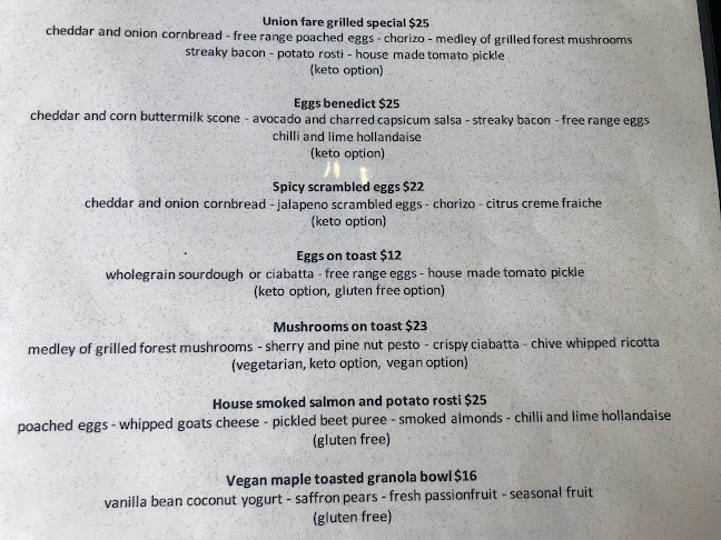 Union Fare Eatery - Prebbleton