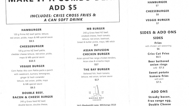 Opinii despre Marina Bay Takeaway în Whitianga - Hospitality and gastronomy