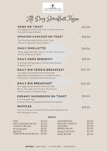 Daily Latte & Tea Room
