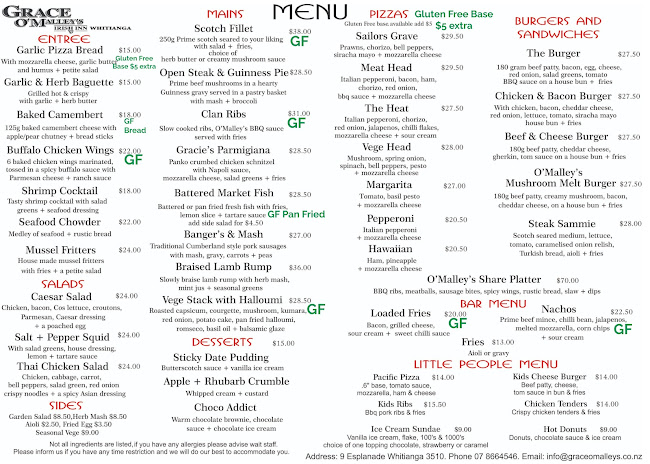 Grace O'Malley's Irish Inn Whitianga