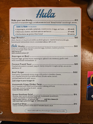 Reviews of Hula in Whitianga - Hospitality and gastronomy