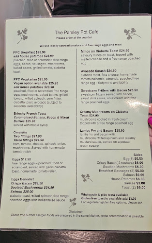 Opinii despre The Parsley Pot Cafe în Snells Beach - Hospitality and gastronomy