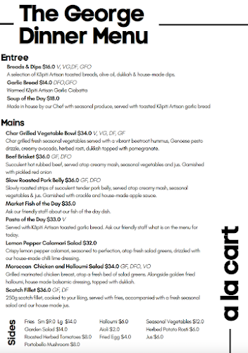 The George Cafe Phone number