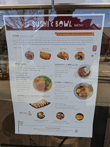 Comentarii opinii despre Hanmer Sushi & Bowl