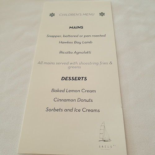 Opinii despre Sails Restaurant în Auckland - Hospitality and gastronomy