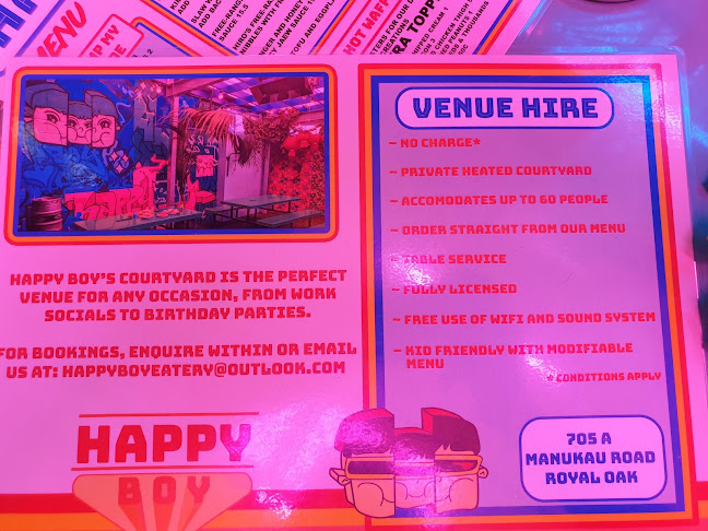 Opinii despre Happy Boy Eatery în Auckland - Hospitality and gastronomy