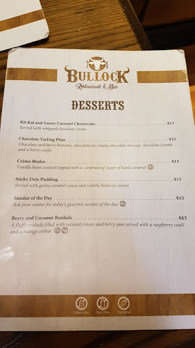 Opinii despre Bullock Restaurant & Bar în Timaru - Hospitality and gastronomy