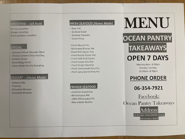 Opinii despre Ocean Pantry Takeaways în Palmerston North - Hospitality and gastronomy