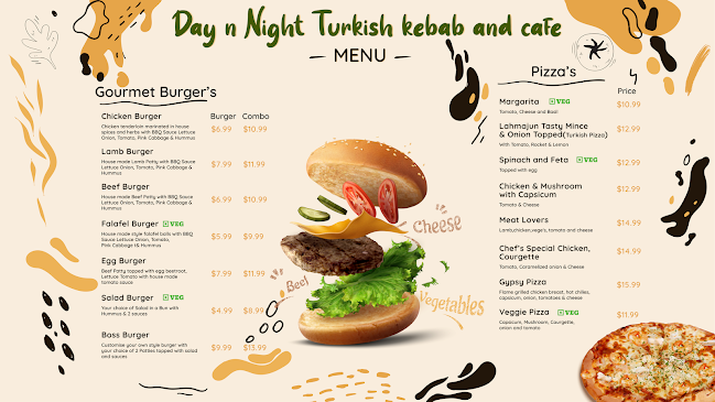 Opinii despre Day n night Turkish kebab and cafe în Auckland - Hospitality and gastronomy