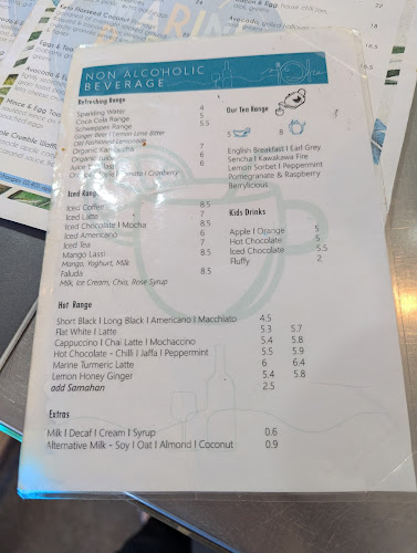 Marine Parade Eatery Open Times