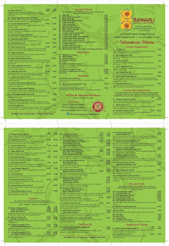 Reviews of Rangoli Indian Restaurant in Paraparaumu - Hospitality and gastronomy