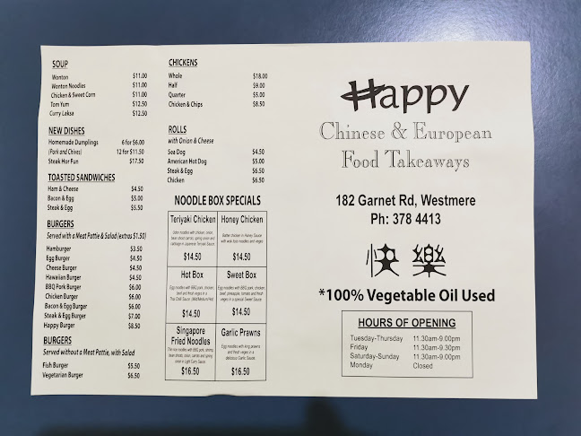 Happy Takeaways - Auckland