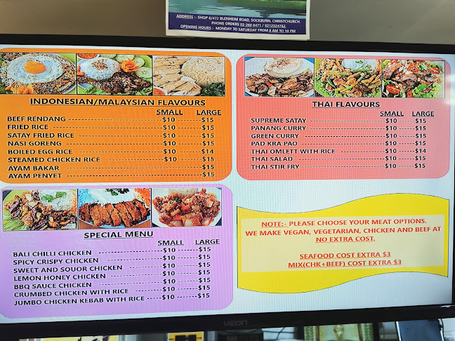 Bali Thai Cuisine Blenheim Road - Hospitality and gastronomy