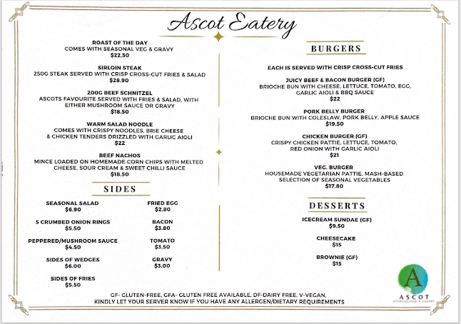 Opinii despre Ascot Sportshouse & Eatery în Timaru - Hospitality and gastronomy