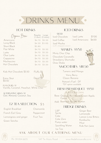 The Delicious Cafe and Catering - Auckland