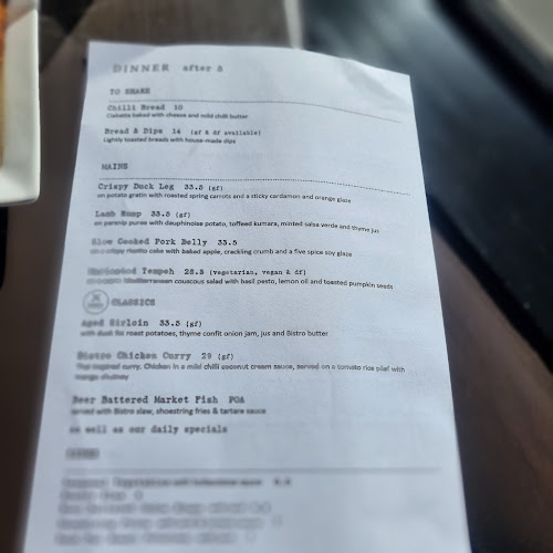 Opinii despre Bistro at the Terminus în Dunedin - Hospitality and gastronomy