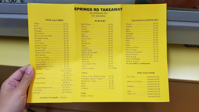Comments and reviews of Springs Rd Takeaways