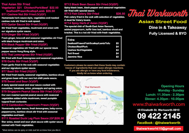 Thai Warkworth - Hospitality and gastronomy