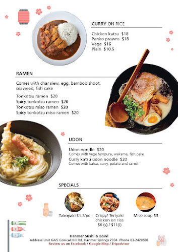 Hanmer Sushi & Bowl - Hospitality and gastronomy