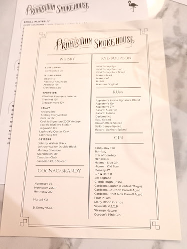 Prohibition Smokehouse - Hospitality and gastronomy