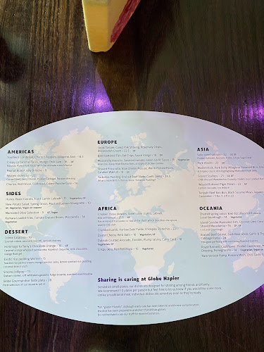 Opinii despre Globe Restaurant Napier în Napier - Hospitality and gastronomy