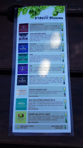 The Filter Room Ale & Cider House Open Times