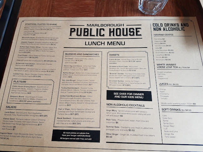 Marlborough Public House - Hospitality and gastronomy