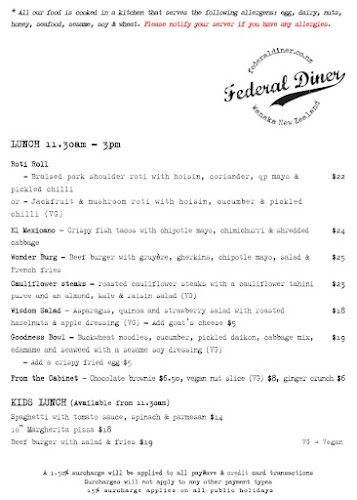 Federal Diner - Wānaka