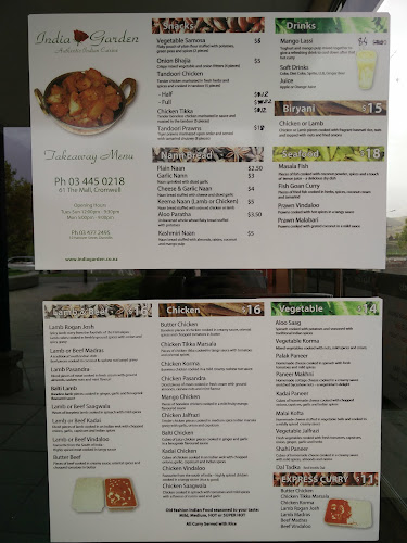 India Garden, Cromwell - Hospitality and gastronomy