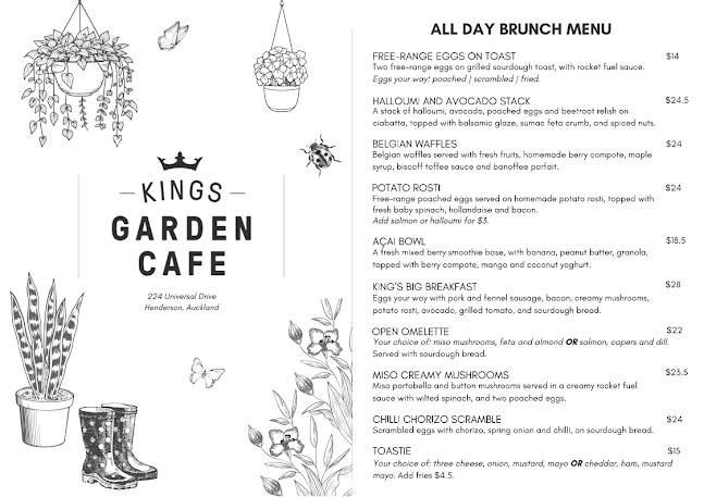 Kings Garden Cafe Henderson - Auckland