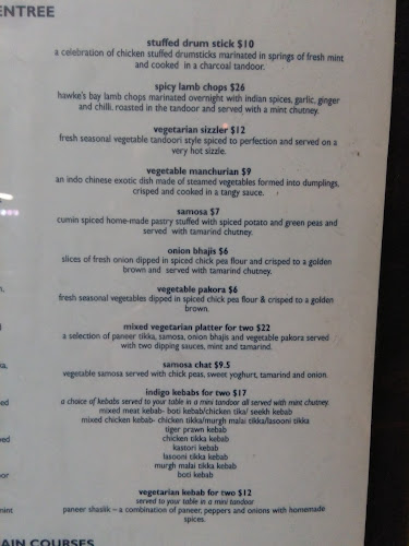 Comentarii opinii despre Indigo Indian Restaurant and Bar