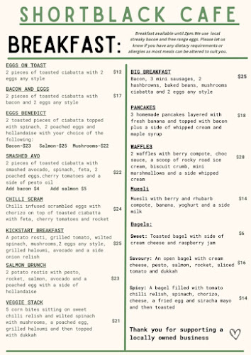 Opinii despre Shortblack Cafe în Oamaru - Hospitality and gastronomy