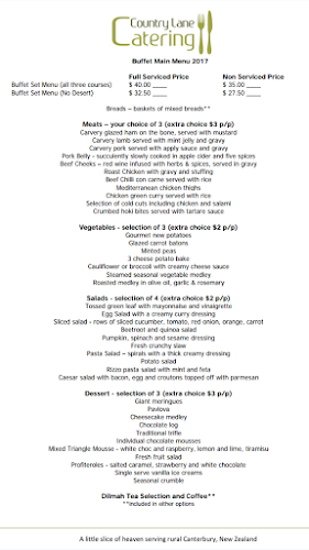 Opinii despre Country Lane Catering în Christchurch - Hospitality and gastronomy